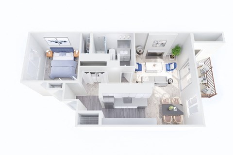 One Bedroom One Bath at Cedar Heights, Washington